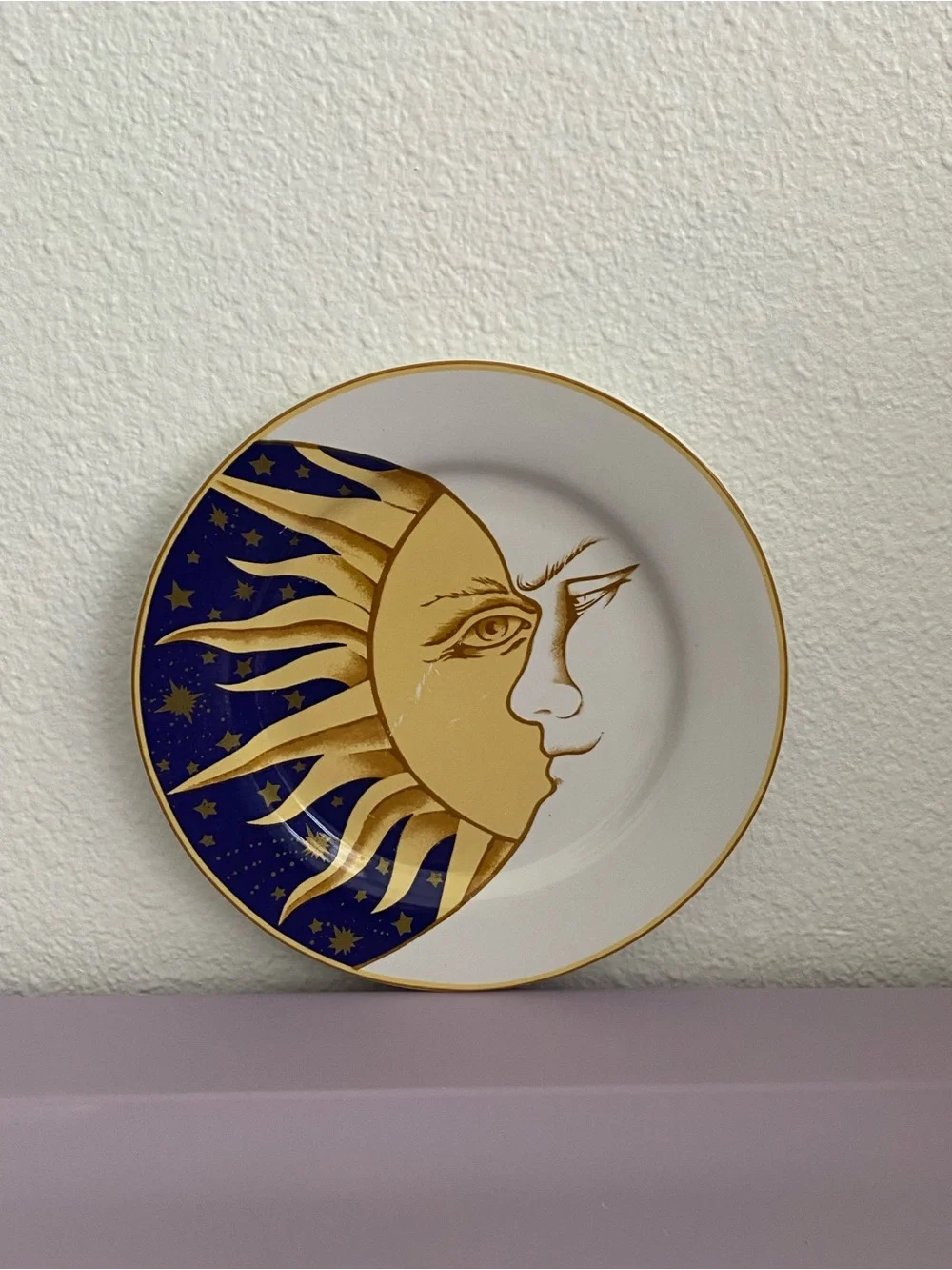 Vintage 1993 Vitromaster Galaxy Celestial Salad Plate